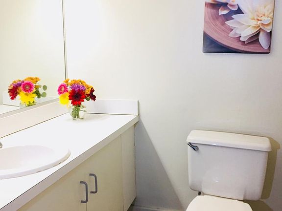 First floor powder room