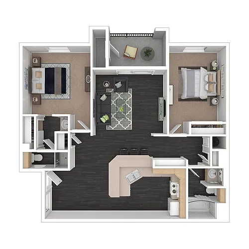 Floor plan 2X2