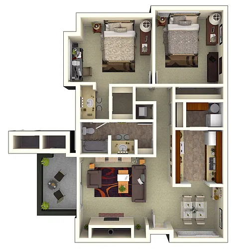 Floor plan Residence 2 Luxury