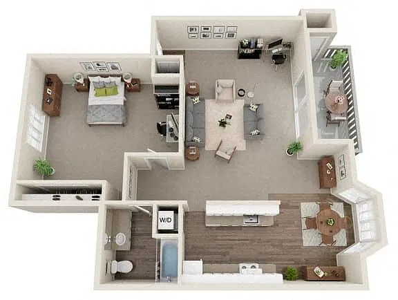 Floor plan 1X1