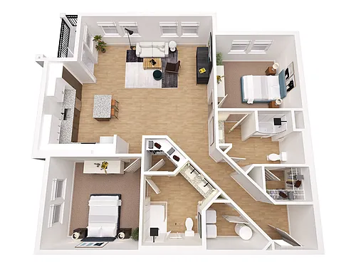 Floor plan B3