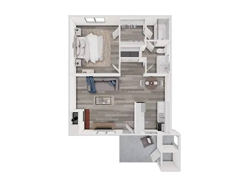Floor plan 1X1