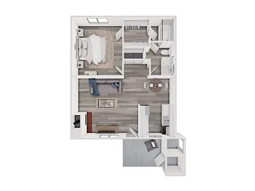 Floor plan 1X1