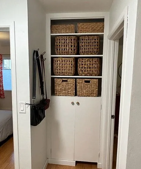 Storage in hallway