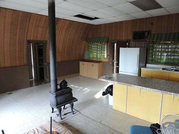 Main Room with Central Woodstove