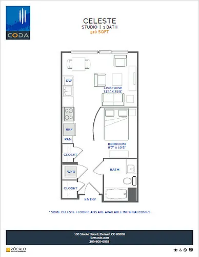 Floor plan Celeste