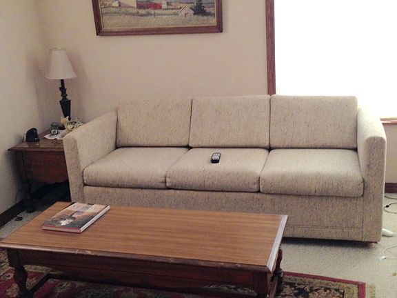 Basement Apartment Livingroo