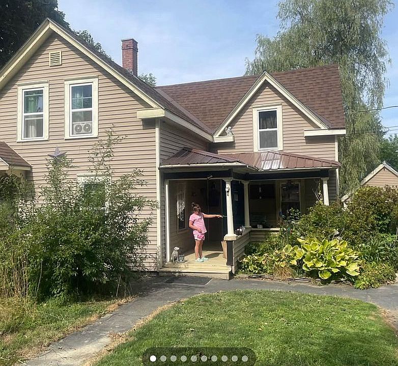 Beautiful home with covered
