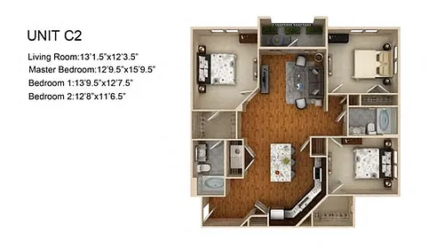 Floor plan C2