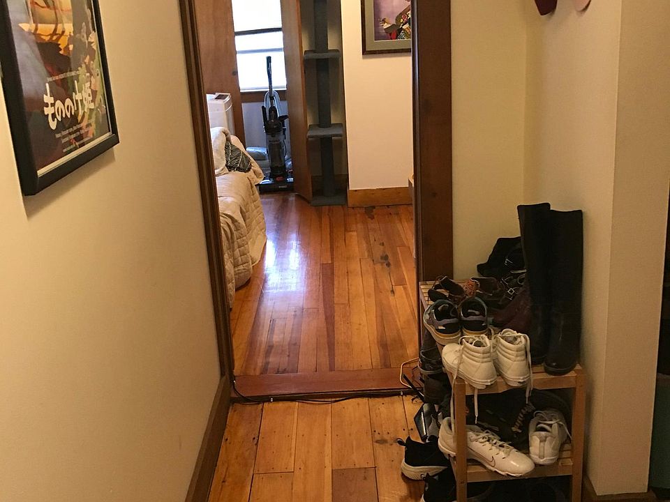 Hallway into living room