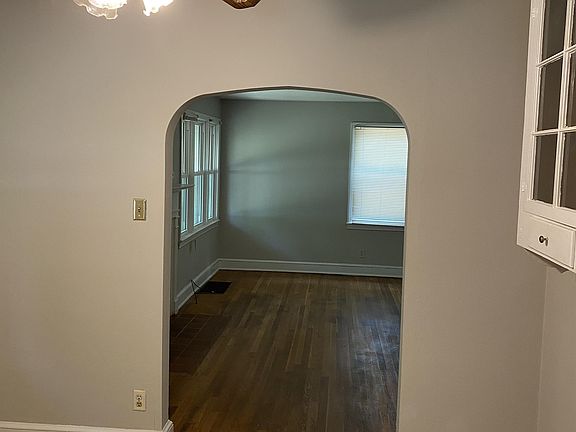 Dining room with view to living room