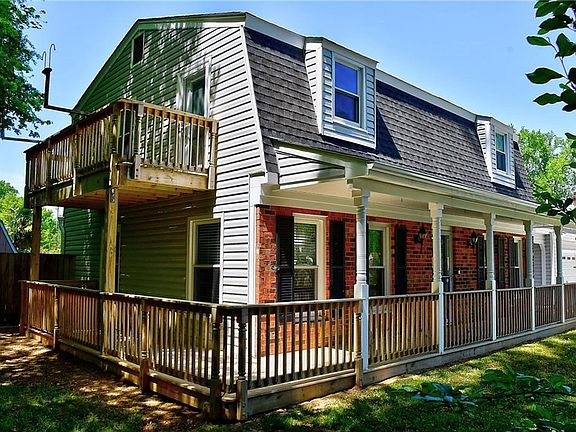 Lovely wraparound porch and balcony off the 2nd story primary suite.