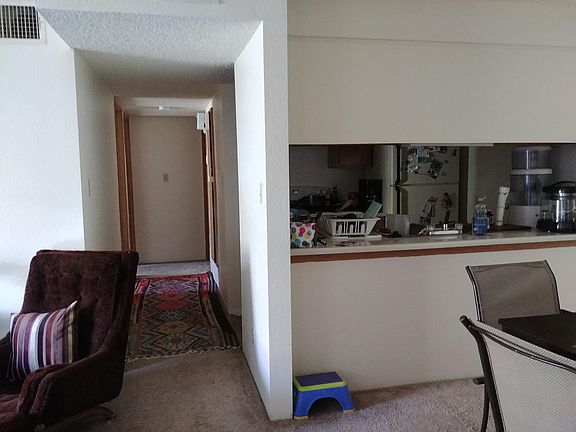 Open gallery kitchen/dining area