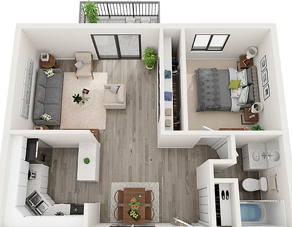 1X1 600 SQ FT 1X1 600 SQ FT