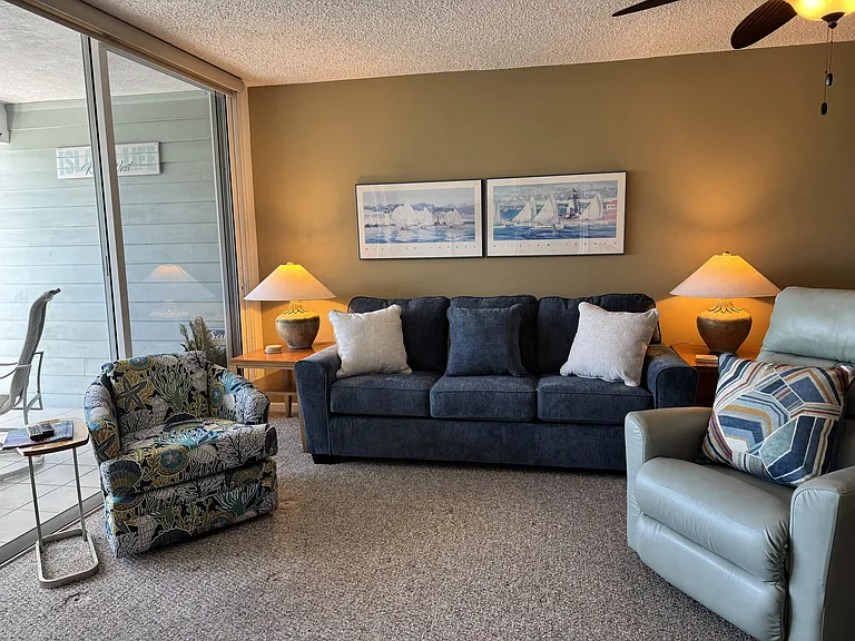 Brand new furniture with new sleeper sofa.