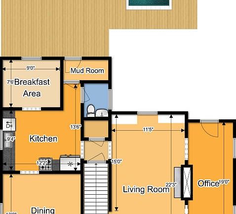 Main Level Floor Plan