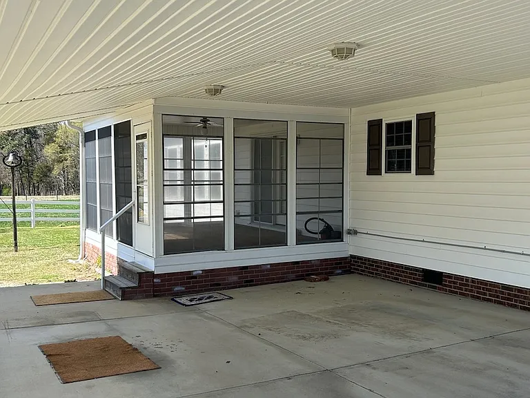Carport and back porch