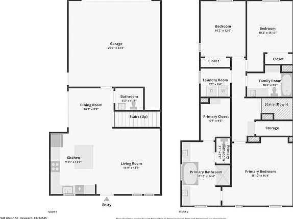 3 bed, 2.5 bath, 1546 sqft, $4,200 — Photo 4