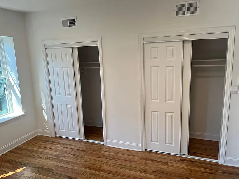 Plenty of closet space in bedroom