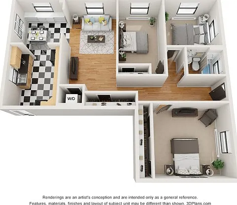 Washington Three Bedroom Washington Three Bedroom