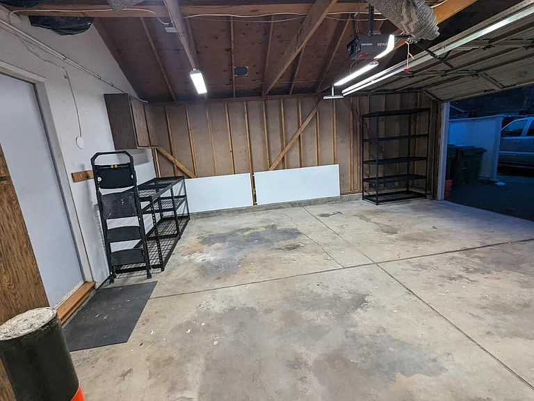 Two car garage attached