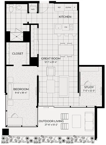 Floor plan Stetson