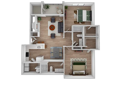 Floor plan Chateau 2