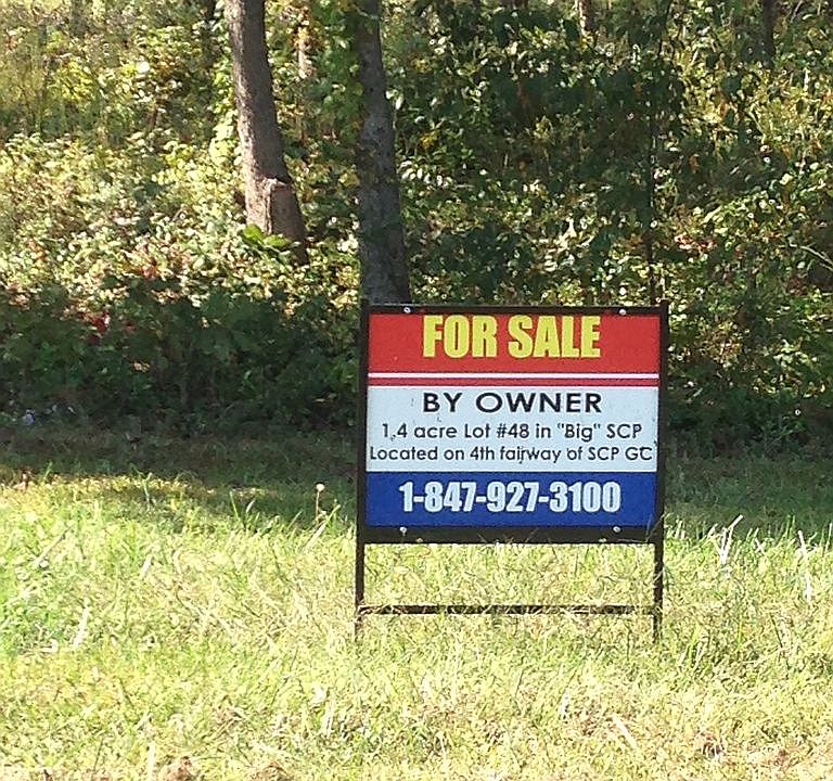 Front of lot on Cornwell Dr.