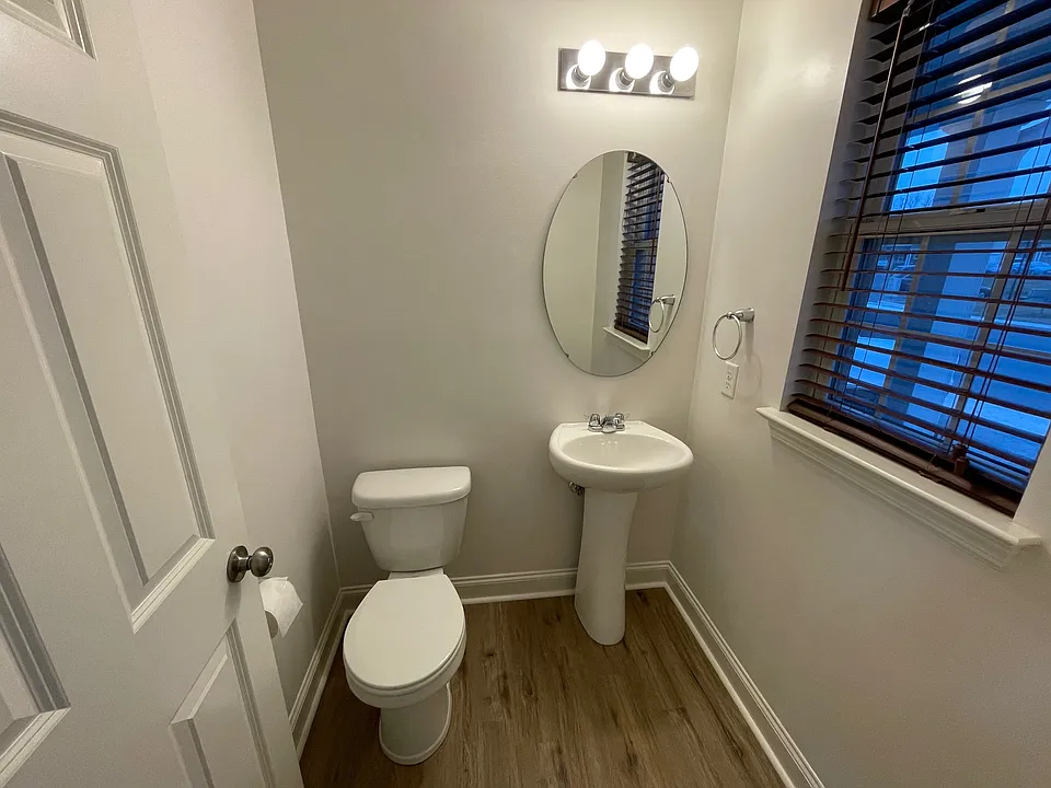 First floor half bath