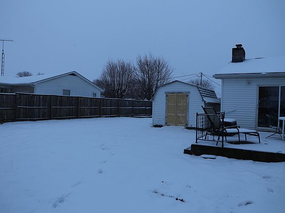 Fenced in back yard