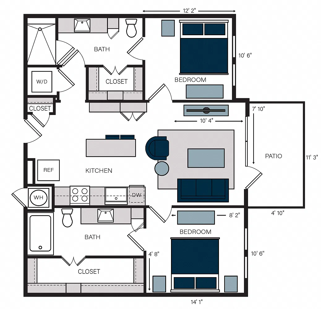 Floor plan B2