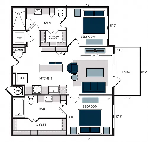 Floor plan B2