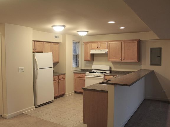 Kitchen view from bedroom.