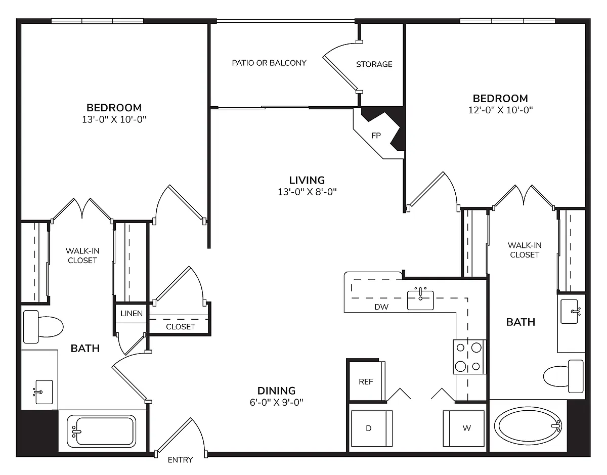 Floor plan Piceno