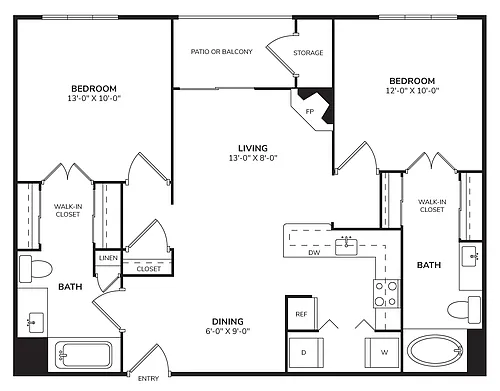 Floor plan Piceno