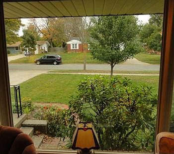 br /A view from the large Living Room window......into the front yard.