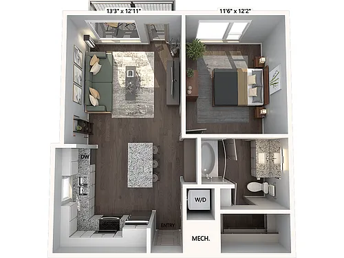 Floor plan A3-676-W