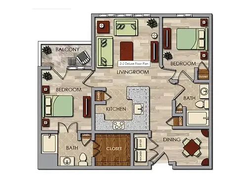 Floor plan B2