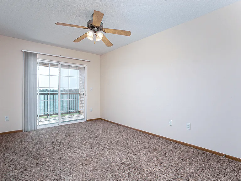 Living Room with Overhead Light