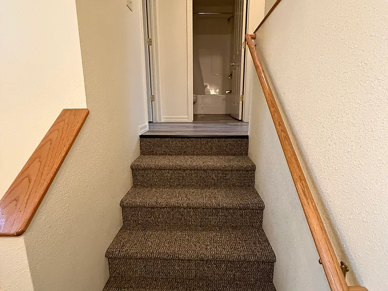 Stairs to bedrooms.
