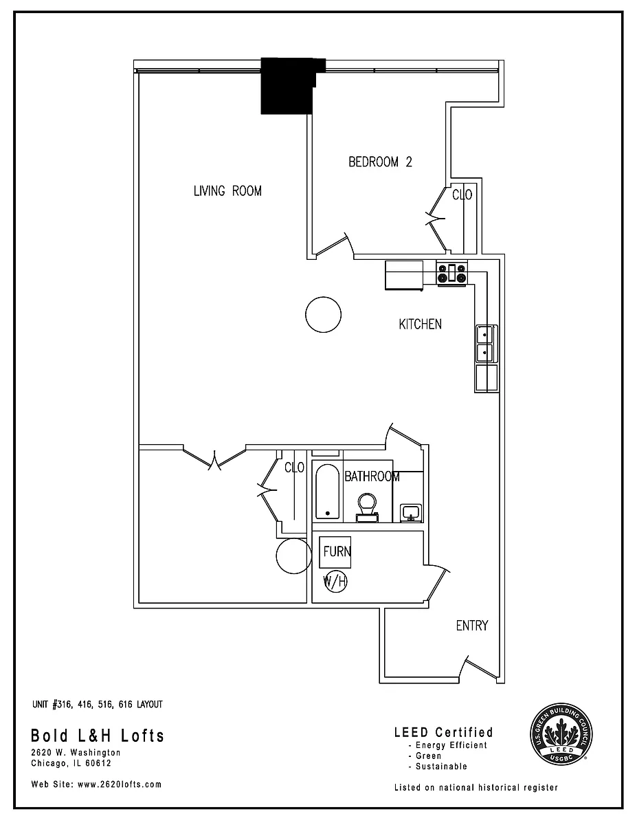 Floor plan 616