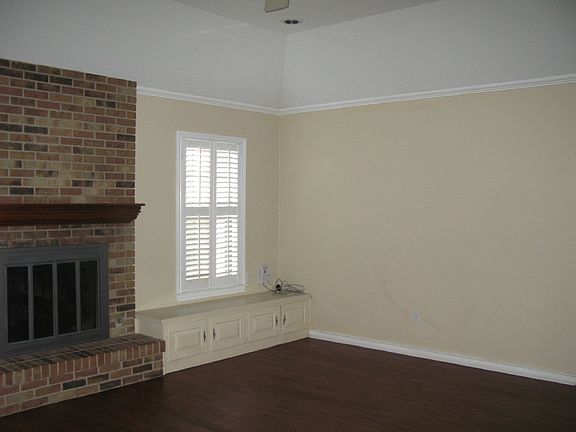 living room with fireplace