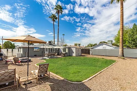 Huge wall in Back yard