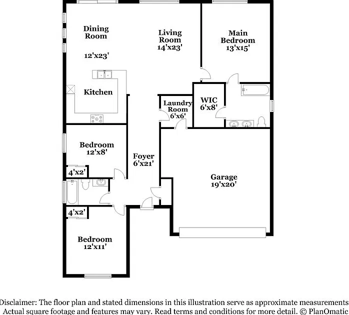 3 bed, 2.0 bath, 1305 sqft, $1,790 — Photo 2