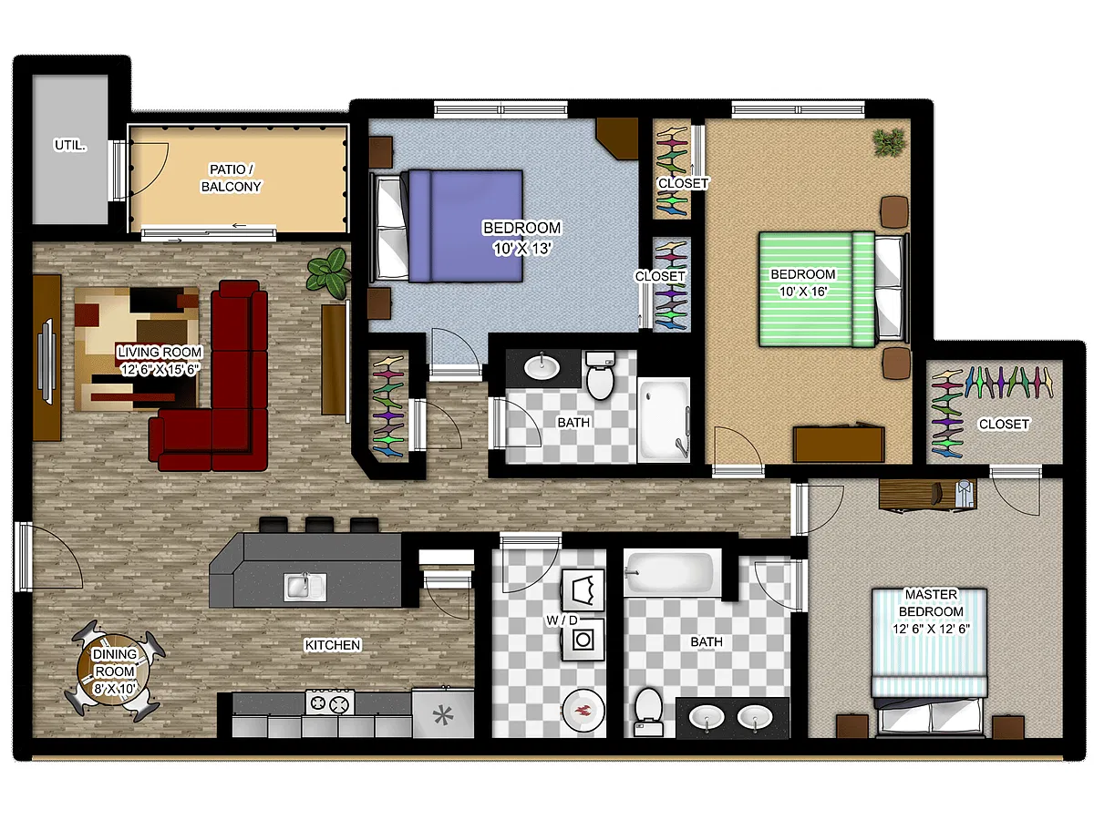 Floor plan C1