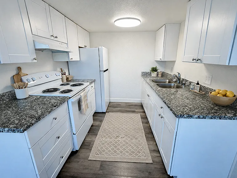 kitchen staged