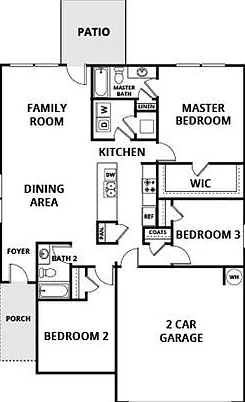 3 bed, 2.0 bath, 1429 sqft, $2,015 — Photo 2