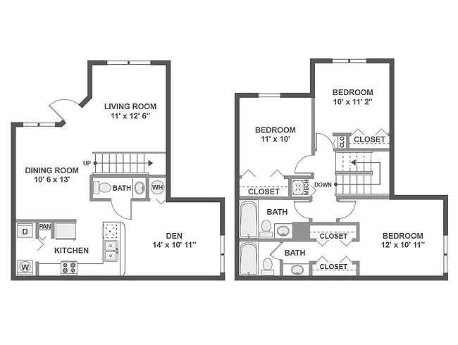 Floor plan D4DT