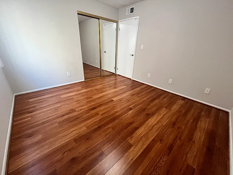 Spacious guest bedroom