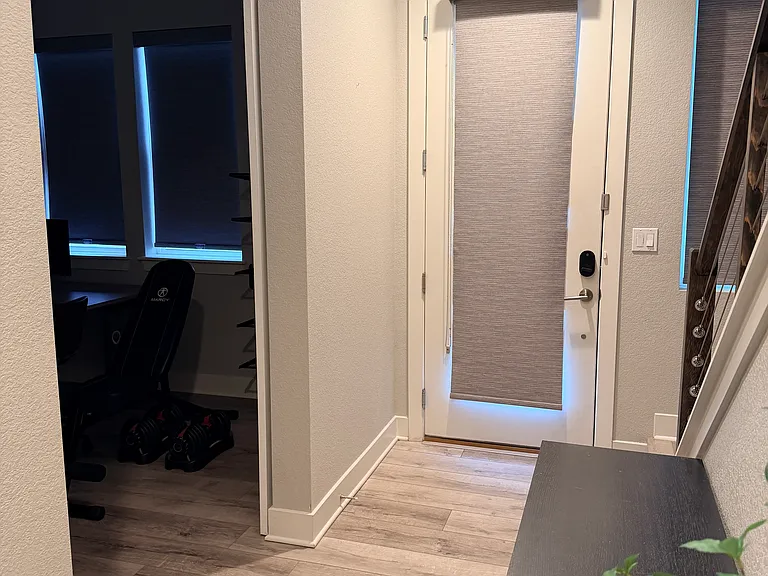 First Floor Front Door Entry, just off Office